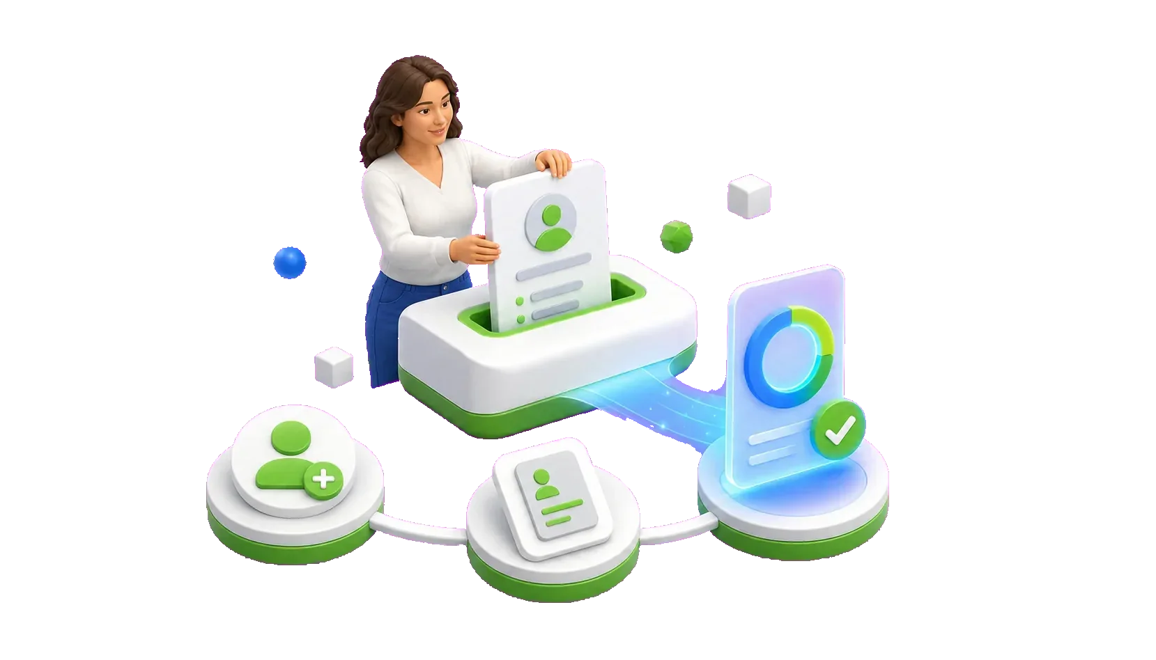 Job seeker applying and getting an AI Hire fit score